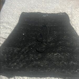 Blue Island Black Lace Swim Coverup